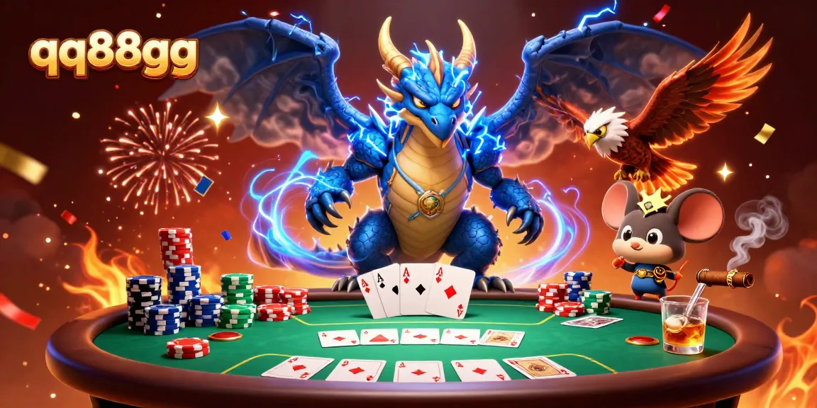 Engage with thrilling poker action featuring qq88gg's captivating characters and exciting game elements.